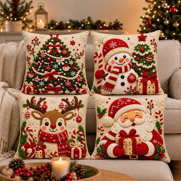 Capas de almofada de Natal