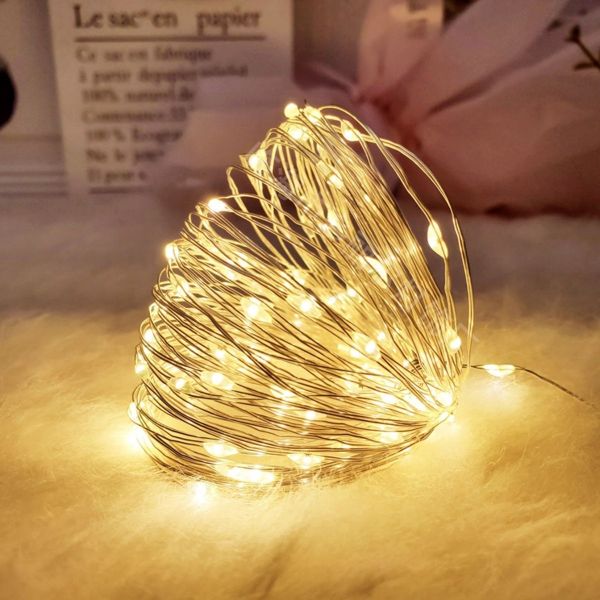 Fio de luzes LED para decoração