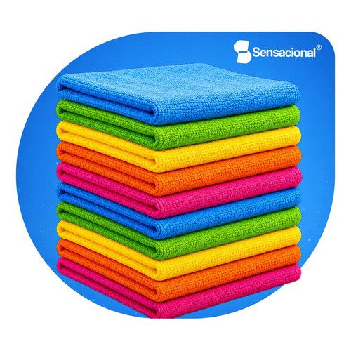 Kit de panos de microfibra