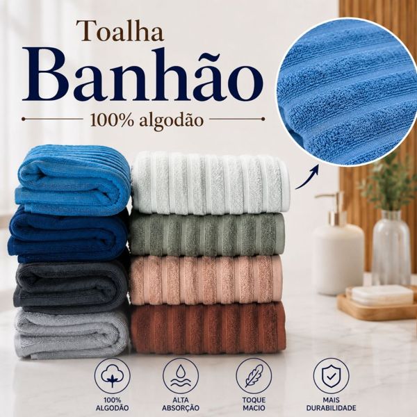 Toalhas de banho e rosto