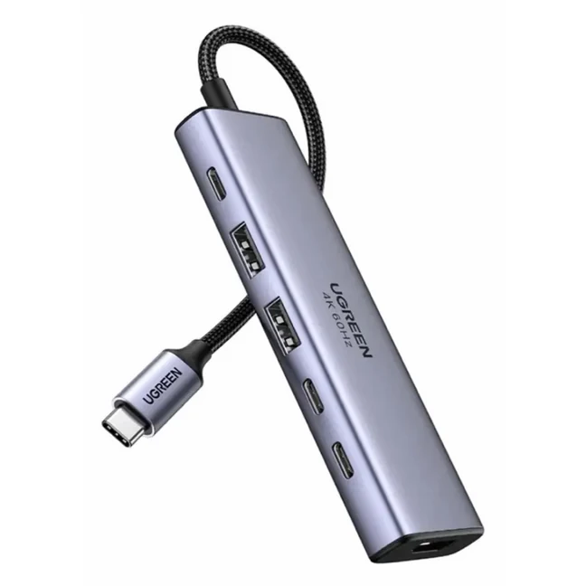 Hub USB-C Ugreen 35999, 6 em 1